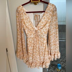 Hello Molly short yellow dress